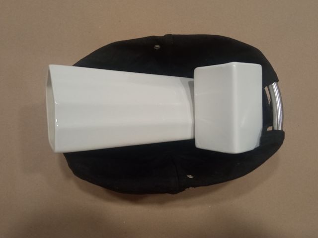 Florero, portacepillosy cesta