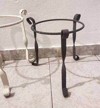 Soportes forja macetas - Decorativos