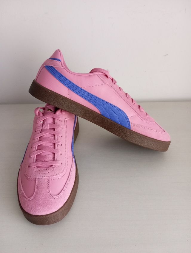 Zapatillas Puma rosas y azules