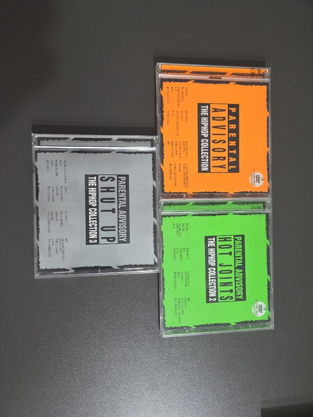 CD's Hip Hop collection: Shut Up 1, 2 y 3