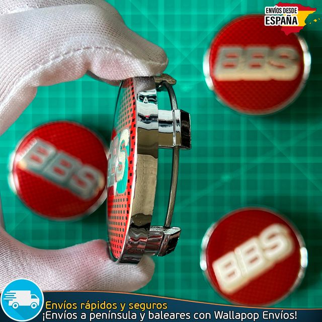 X4 Tapacubos BBS 60mm Cubrebujes Tapas de Llantas