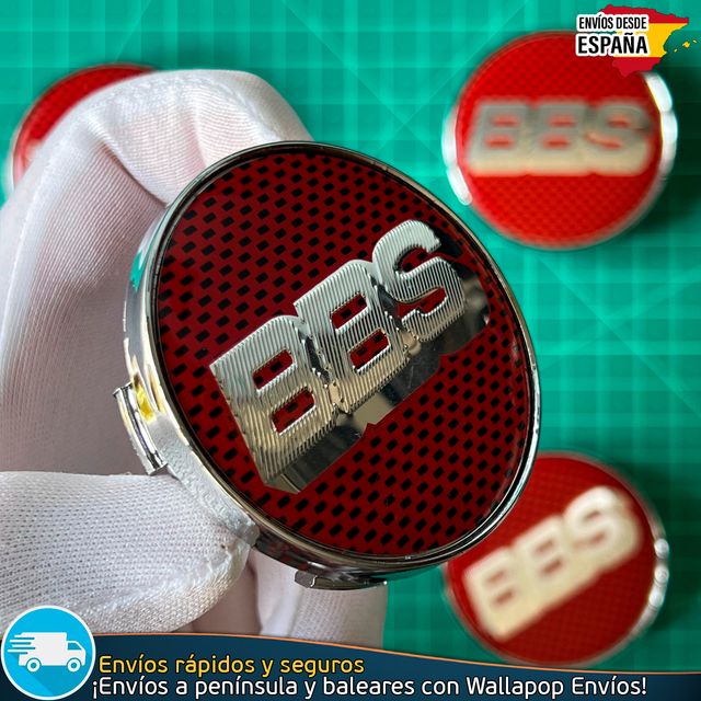 X4 Tapacubos BBS 60mm Cubrebujes Tapas de Llantas