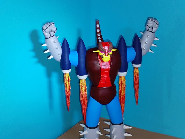 Baras K9 Mazinger Z: Figura Impresa 3D