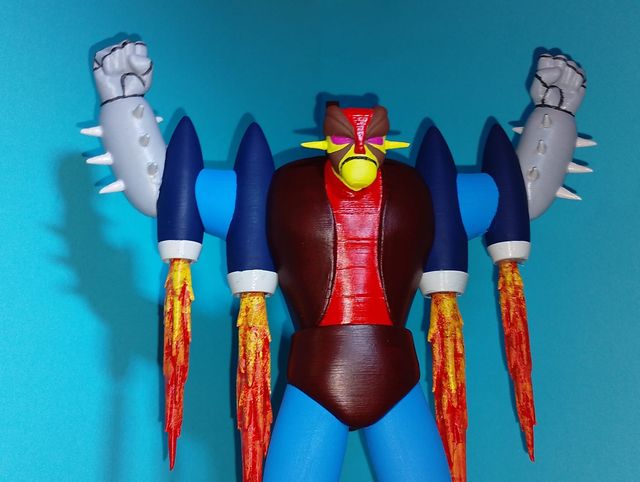 Baras K9 Mazinger Z: Figura Impresa 3D