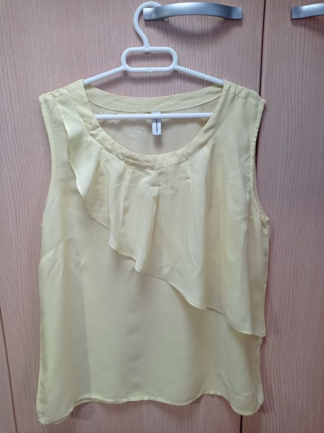Blusa Amarilla verano mujer