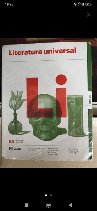 Literatura Universal 1 BA LOMLOE