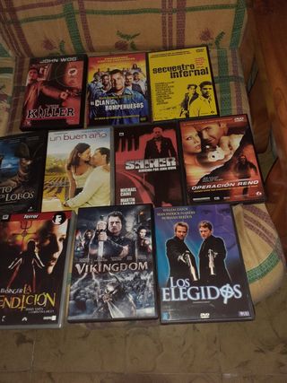 DVDs  entre 3 y 5 €