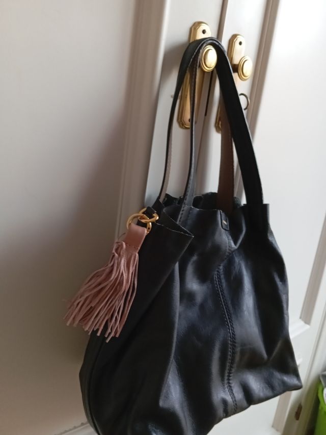 Bolso Carlota - Cuero Negro