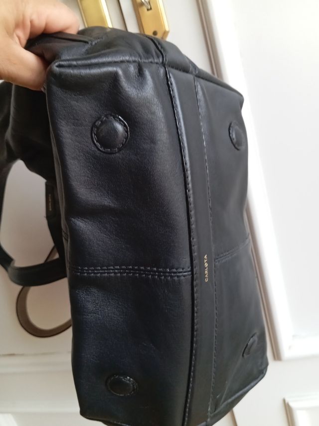 Bolso Carlota - Cuero Negro
