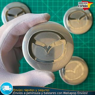 X4 Emblemas Mazda 56mm Pegatinas Tapacubos Llantas