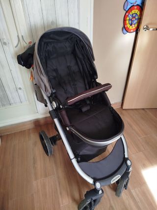 Carro bebé Playxtrem gris - 3 piezas