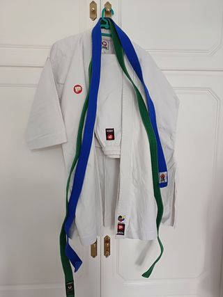 kimono competicion Karate Gi Seiken + 2 cinturones