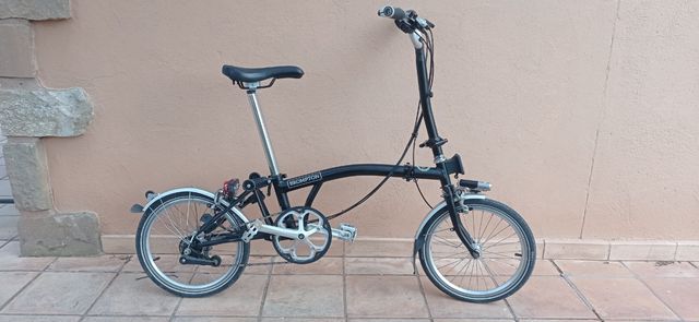 Bicicleta Brompton plegable