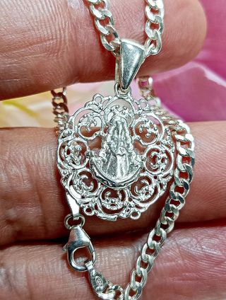 Pulsera Virgen del Rocío plata 925