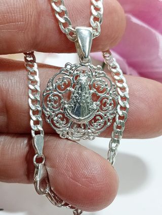 Pulsera Virgen del Rocío plata 925