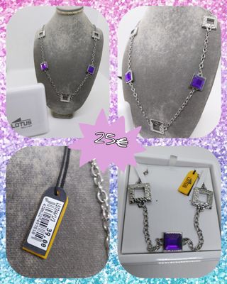 Collar Lotus plateado