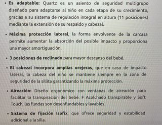 Silla coche Jane Quartz 2/3 Isofix