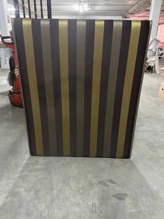 Cabeceros cama | 2 cabeceros dorados y marrones