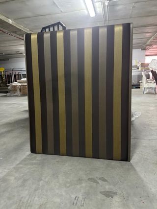 Cabeceros cama | 2 cabeceros dorados y marrones