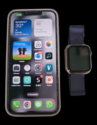 iPhone 13 Rosa + Apple Watch