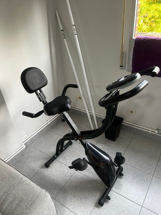 Bicicleta estática plegable