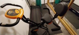 Bicicleta estática plegable