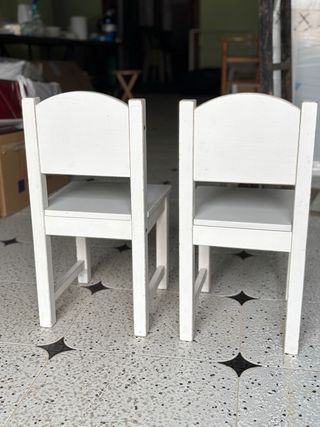 2 Sillas Ikea niños - Madera blanca
12€ cada una