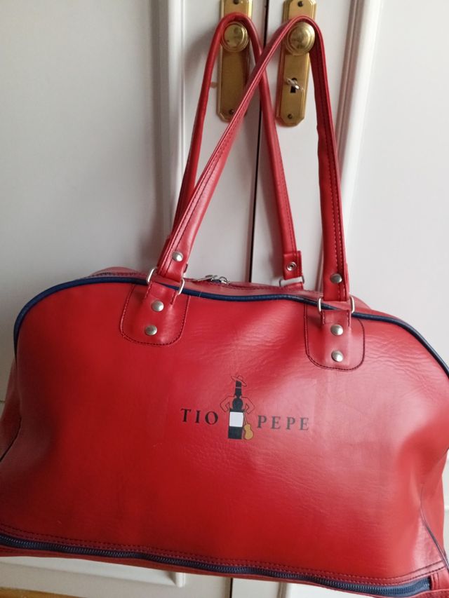 Bolso viaje TIO PEPE rojo
