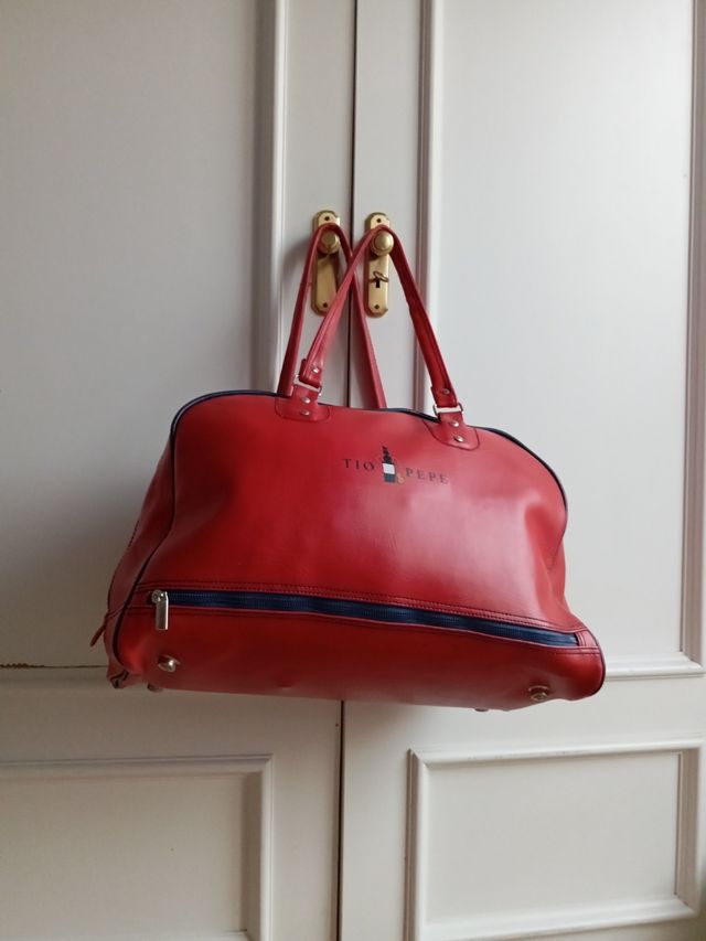 Bolso viaje TIO PEPE rojo