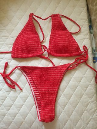 Bikini rojo mujer - Talla L