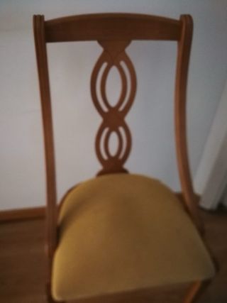 Mesa comedor + 6 sillas madera