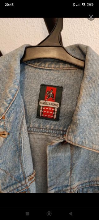 Chaleco vaquero azul mujer