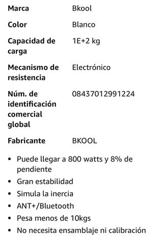 Rodillo Bkool - 800W - Plegable