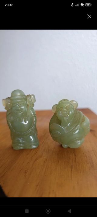 2 Budas Jade - Decoración Asiática