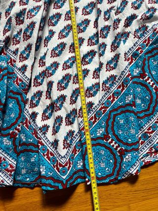 Vestito Karakorum blu e rosso