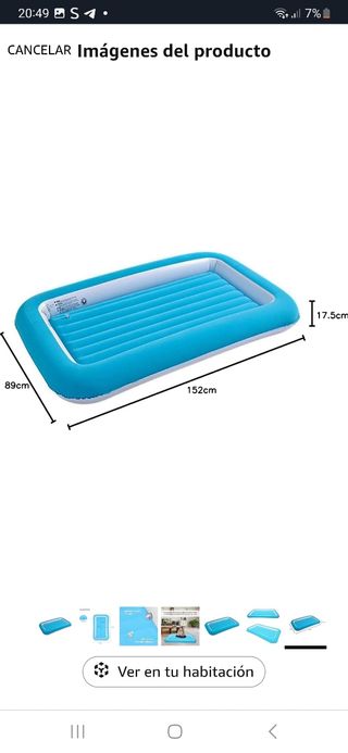 Colchón inflable infantil Avenli