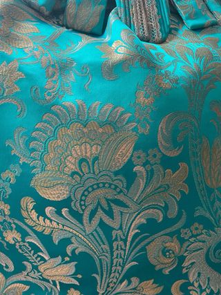 Traje Fallera: Verde y Dorado