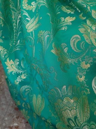 Traje Fallera: Verde y Dorado