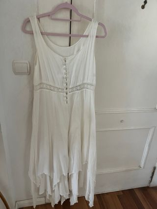 Vestido blanco ibicenco