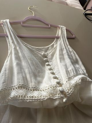 Vestido blanco ibicenco