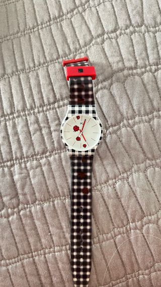 Reloj Purificación García - blanco y negro