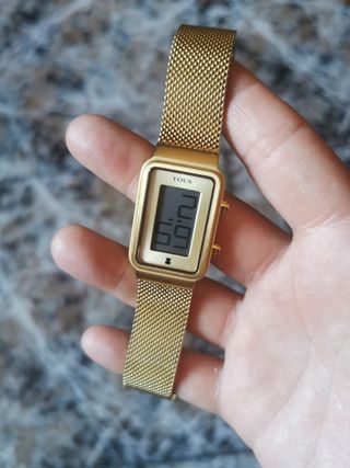 Reloj Tous dorado | Pulsera metal