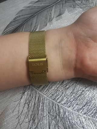 Reloj Tous dorado | Pulsera metal
