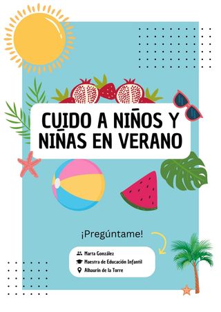 Niñera/ cuidadora en verano