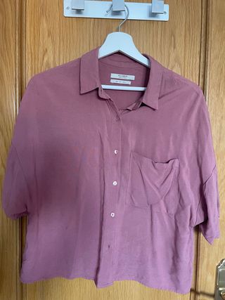 Camisa rosa Pull&Bear - Talla S