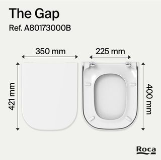 Asiento Roca The Gap - WC amortiguada