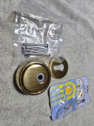 Escudo puerta Disec dorado