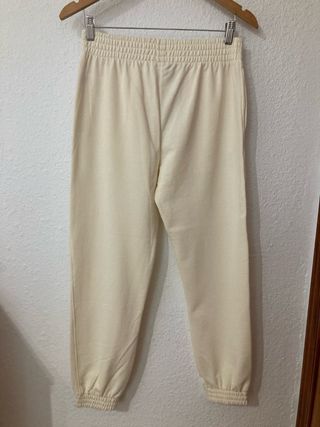Pantalones chándal beige Corte Inglés CON ETIQUETA