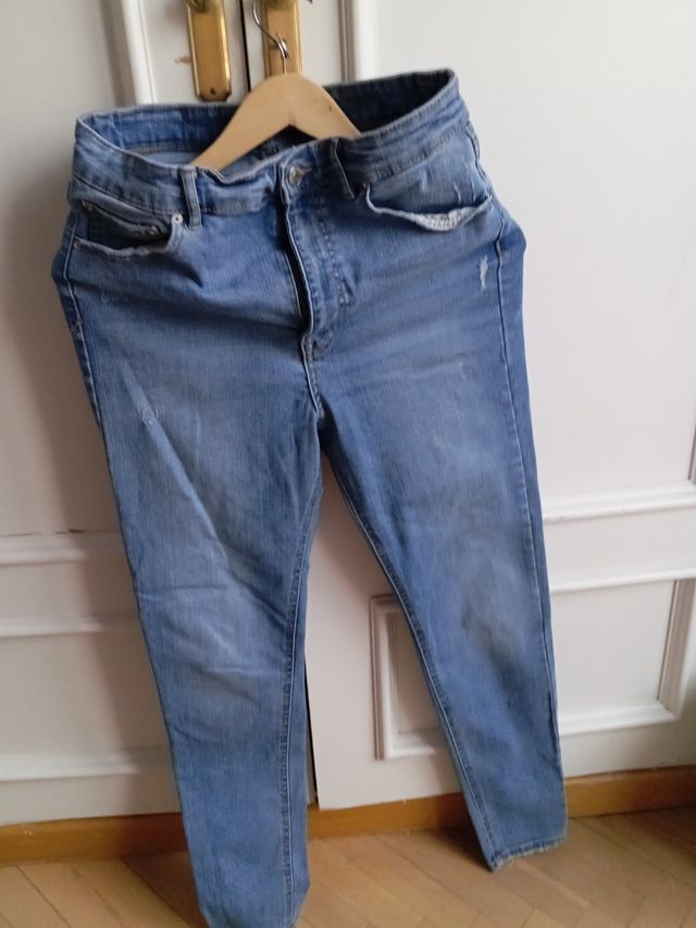 Jeans Pull Bear mujer - azul