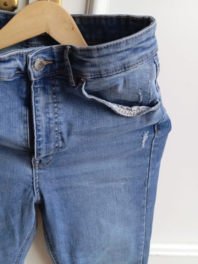 Jeans Pull Bear mujer - azul